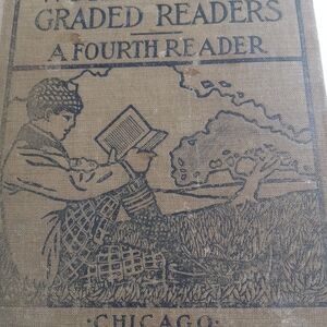 Antique Book Wheeler's Grade Readers, FOURTH Reader,1918